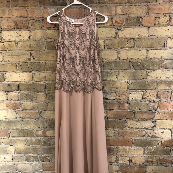 J Kara Dresses & Skirts - J Kara embellished A line gown